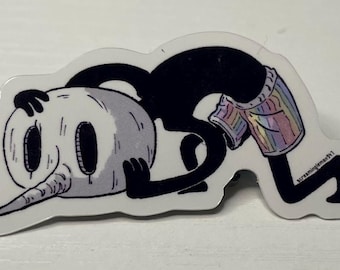 Heavy thoughts sticker