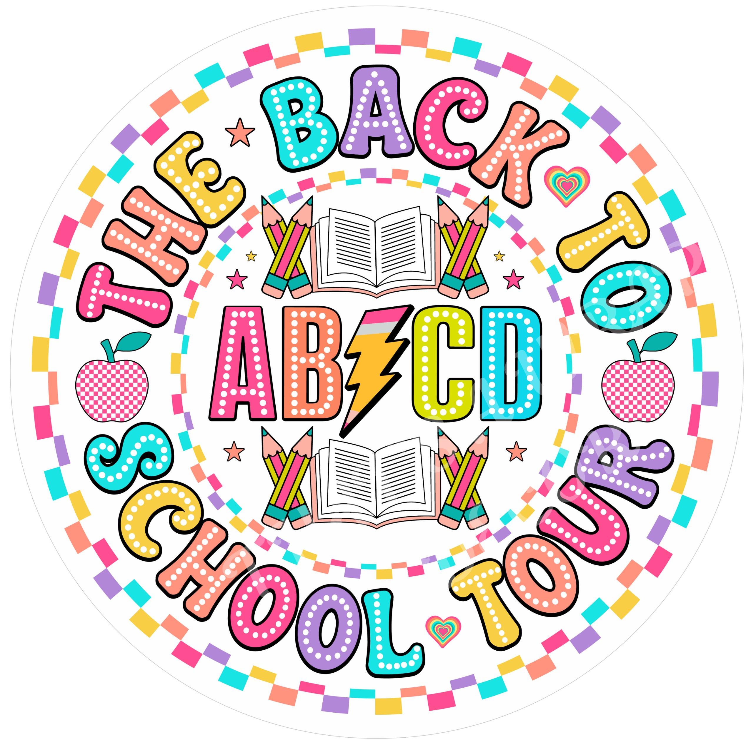 Back to School Wreath Sign, Teacher Wreath Attachment, Welcome Sign ...