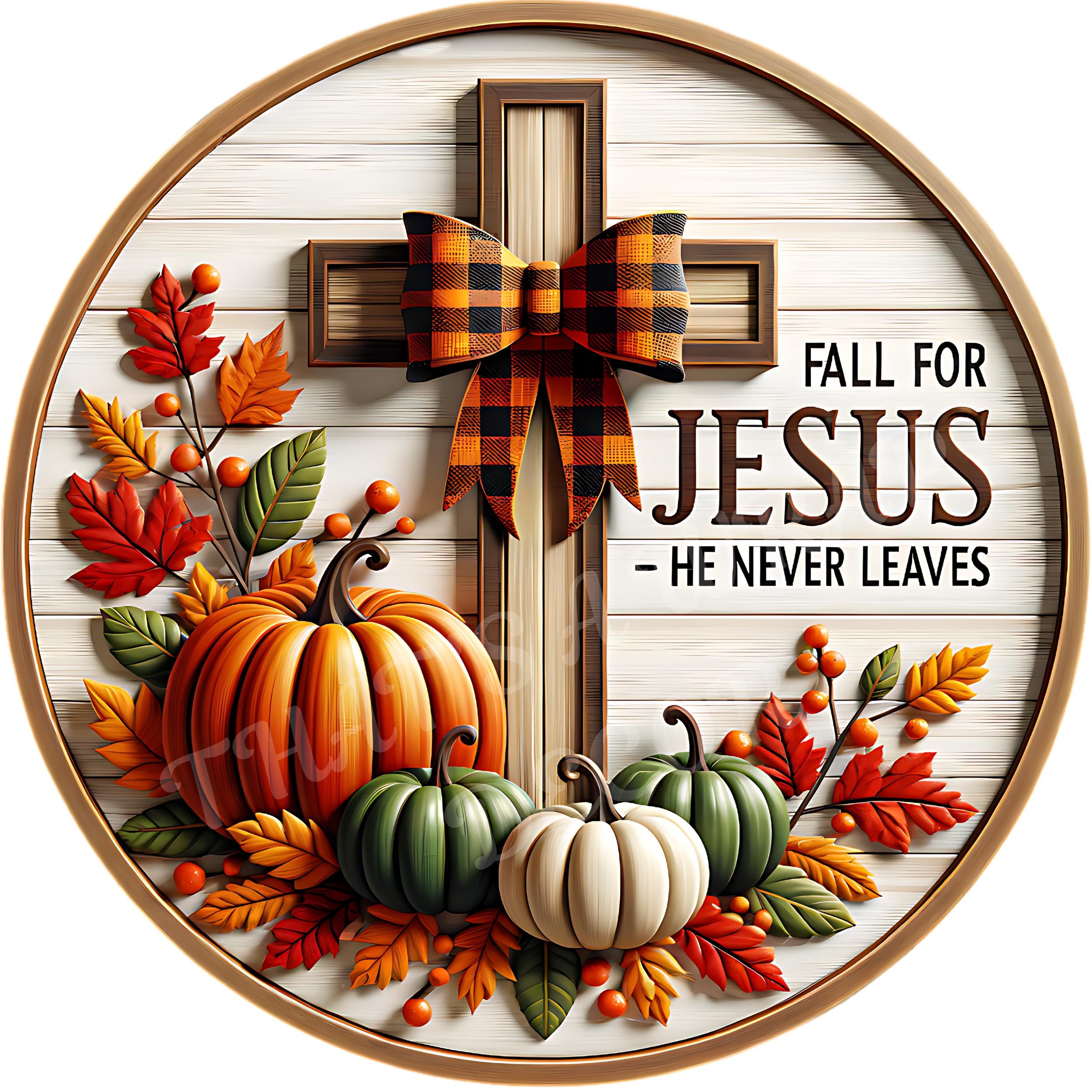 Balgardekor 'Fall For Jesus' Gartenflagge – Herbst- & Thanksgiving-Deko, Doppelseitig, Wetterfest (ca. 32 X 46 Cm)