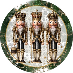 Nutcracker wreath sign, Holiday sign, Christmas sign, Winter decor, Nutcracker sign, Sublimation sign