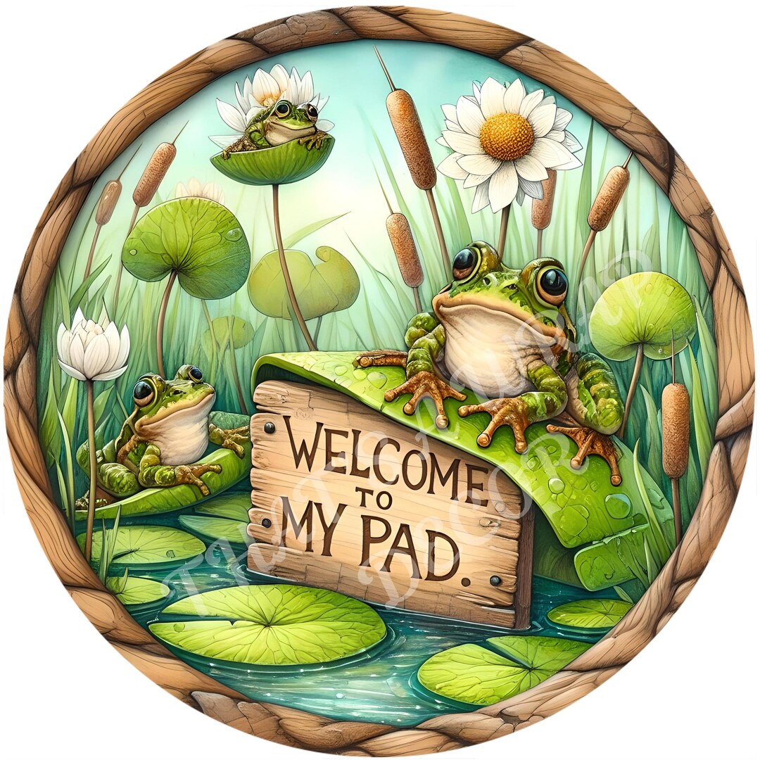 Letter Pad - Willow with frog main image 1