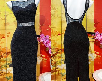 Bodycon-tangojurk zonder rug