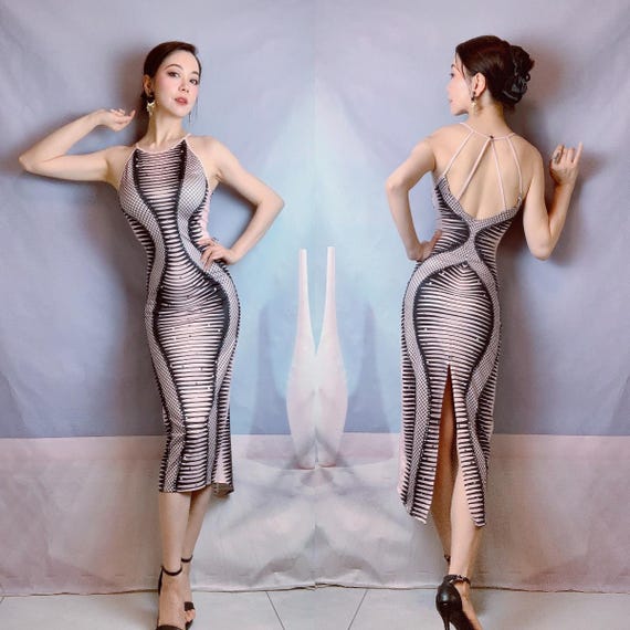 bodycon dress with duster Duster Wrap Dress