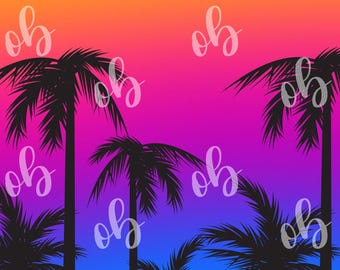 Sunset Palms