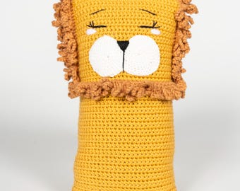 Bebé León - Snuggle Buds, peluche, muñeco de crochet, Mallory's Friends 100% hecho a mano para bebés y niños