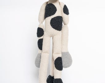 Vaca lechera - Happy Farms, peluche, muñeca de crochet, Mallory's Friends 100% hecho a mano para bebés y niños