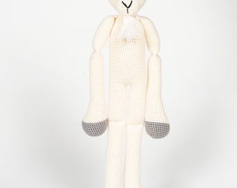 Cabra - Happy Farms, peluche, muñeca de crochet, Mallory's Friends 100% hecho a mano para bebés y niños