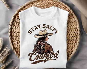 Western Cowgirl PNG: Sublimation Design (Digital Download)