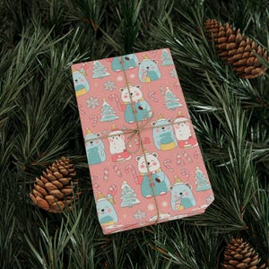 Wrapping Papers, Cute Animal Gift Wrap for Kids, Holiday/Birthday/Festive Present Wrap, Wrapping Paper Sheets, Roll, Bulk Gift Wrap