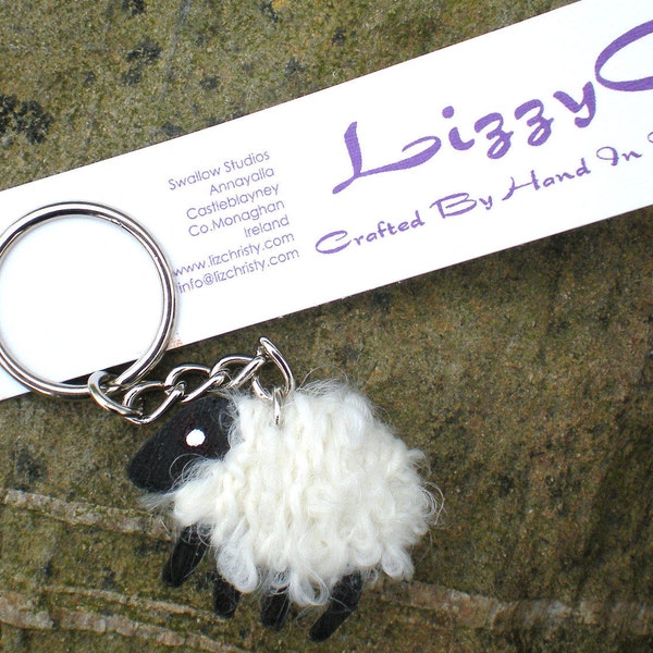 LizzyC Sheep Keychain - Peg