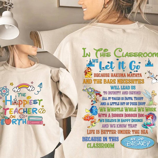 Mickey The Happiest Teacher on Earth Shirt | Mickey Teacher Shirt | Back To School Shirt | Gift for Teacher | Happiest Place Teacher Gift