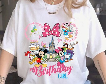 Disneyland Birthday Girl Png, Disneyland Birthday Squad Png, Mickey Minnie Birthday Girl Png, Mouse Birthday Girl, Disneyland Birthday Party