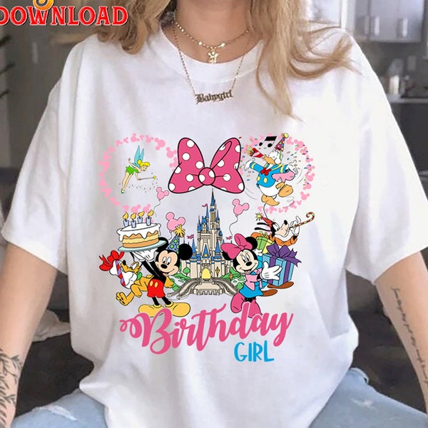 Disneyland Birthday Girl Png, Disneyland Birthday Squad Png, Mickey Minnie Birthday Girl Png, Mouse Birthday Girl, Disneyland Birthday Party