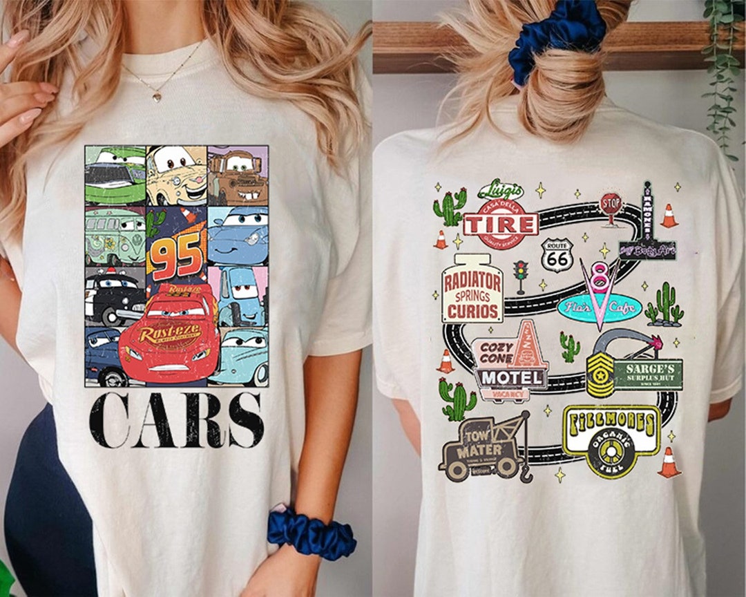 Cars Eras Tour Shirt Cars Movie Shirt Lightning Mcqueen Doc Hudson
