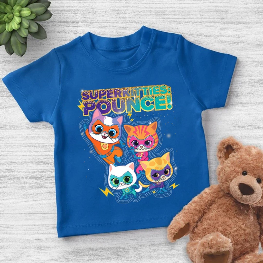 Junior Superkities Tshirt Superkitties Pounce Shirt Hero - Etsy