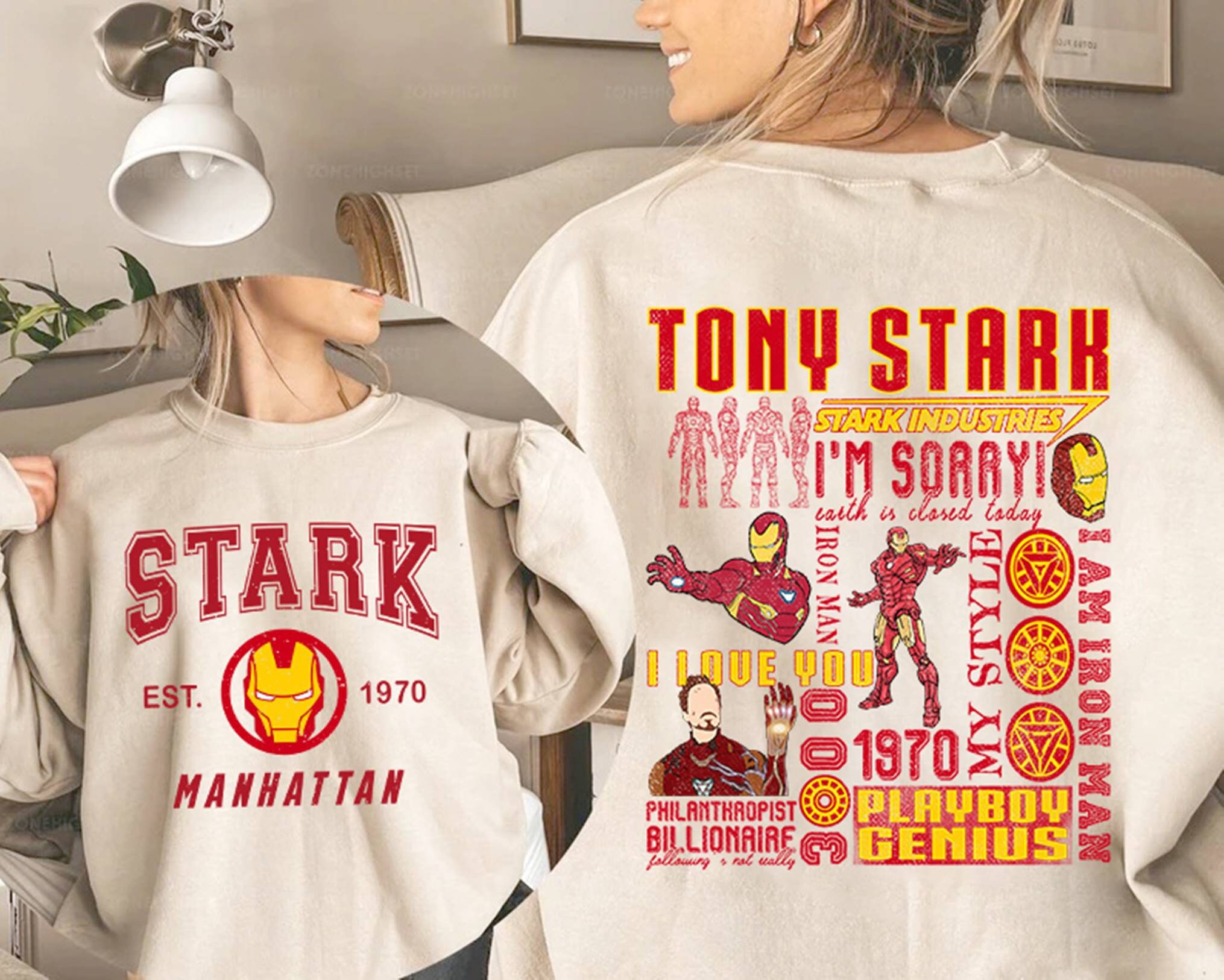 Stark Industries motor racing Marvel Iron Man shirt, hoodie