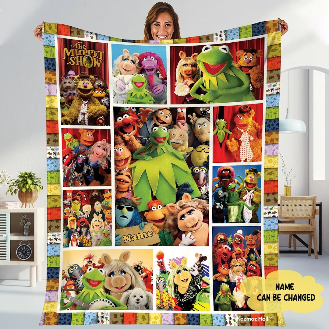 Personalized the Muppet Christmas Carol Fleece Blanket the Muppet