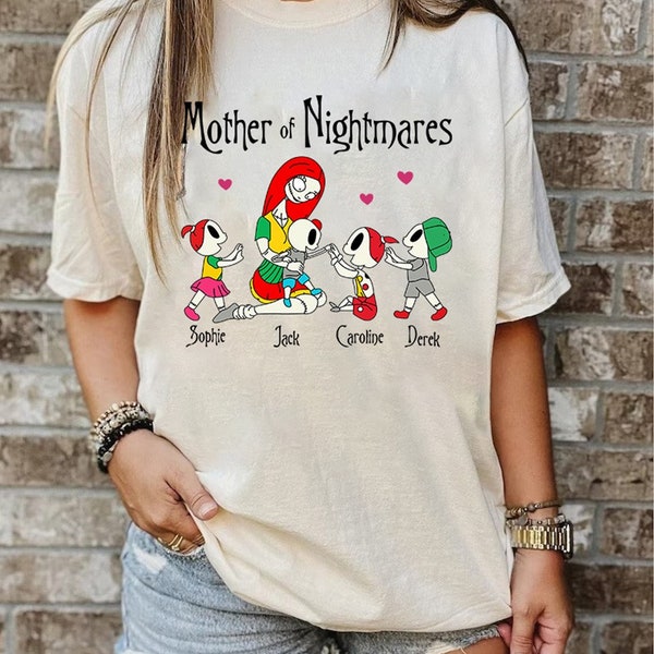 Mother Of Nightmares Sweatshirt, Nightmare Before Christmas Mother's Day Shirts, Sally Happy Mother's Day Gift Shirts, Retro Mama T-shirts
