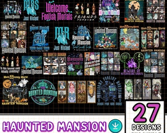 Haunted Mansion Bundle Png File | Mickey Minnie Haunted Mansion Png | Mickeys Not So Scary, Spooky Halloween  Halloween Png Digital Download