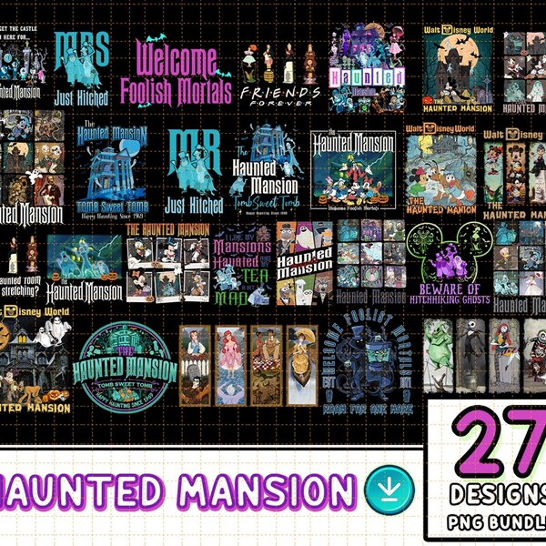 Haunted Mansion Png Datei | Mickey Minnie Haunted Mansion Png | Mickeys Nicht So Beängstigend, Spooky Halloween Halloween Png digitaler Download