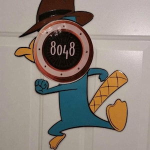 Perry agent p platypus phineas and ferb Body Part Stateroom Door Magnets for Disney Cruise
