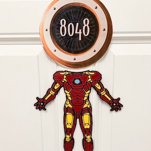 Iron Man Cruise  Body Part Stateroom Door Magnets for Disney Cruise