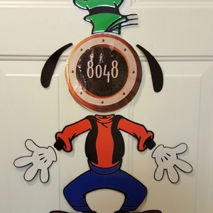Goofy The Goof Classic Body Part Stateroom Door Magnets for Disney Cruise