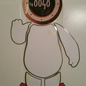 Big Hero 6 BayMax Robot Body Part Stateroom Door Magnets for Disney Cruise