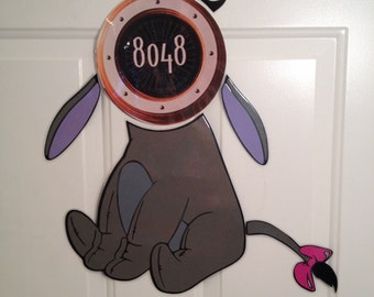 Eeyore from Winnie the Pooh Body Part Stateroom Door Magnets for Disney Cruise