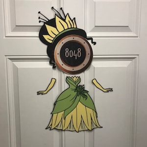 Princess Tiana Frog Princess Minnie Mouse Body Part Stateroom Door Magnets for Disney Cruise