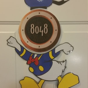 Angry Donald Duck Body Part Stateroom Door Magnets for Disney Cruise