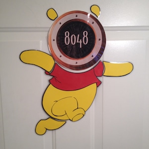 Winnie the Pooh Body Part Stateroom Door Magnets for Disney Cruise