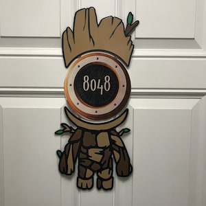 Baby Groot Guardians of the Galaxy Body Part Stateroom Door Magnets for Disney Cruise
