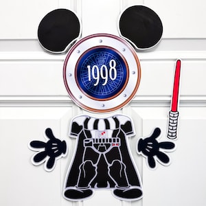 Imanes para puertas de camarotes con partes del cuerpo de Darth Vader, Jedi, Imperio Star Wars y Mickey Mouse para cruceros Disney.