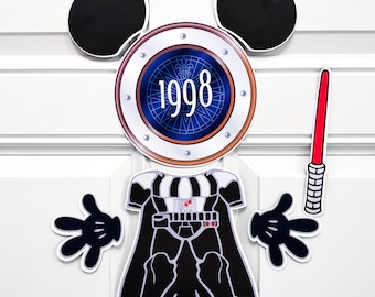 Darth Vader Jedi Empire Star Wars Mickey Disney cruise  Body Part Stateroom Door Magnets for Disney Cruise