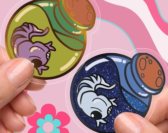 BG3 Terrible Tadpole Clear Stickers