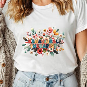 RBT Behavioral Therapist Tee, RBT Therapist Gift, ABA Therapy, Mental Health Awareness Shirt, Autism Therapist Gift