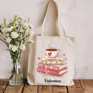 Personalized Bookish Tote Bag | Funny Reader Book Addict, Book Lover, Bookish Gift For Her, Spicy Books, Dark Romance, Smut Gift BookTok Bag