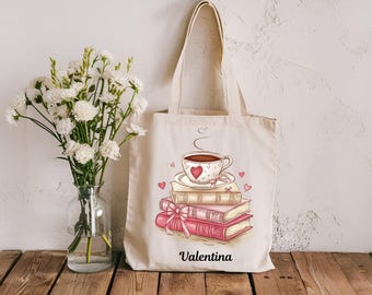 Personalized Bookish Tote Bag | Funny Reader Book Addict, Book Lover, Bookish Gift For Her, Spicy Books, Dark Romance, Smut Gift BookTok Bag