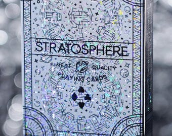 Stratosphere Murchison Meteorit Edition Spielkarten | Kundenspezifisches holografisches Foliendeck