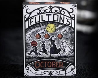 Fulton Halloween Spielkarten Spooky Skeleton Kürbis Kostüm Deck
