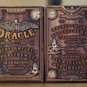 Cartas de oráculo / Tabla de ouija / Baraja de cartas espeluznante personalizada