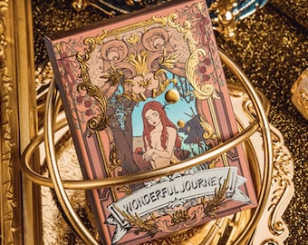 Wunder Reise Golden Edition Spielkarten | Alice im Wunderland inspiriertes Deck