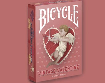 Bicycle Vintage Valentine Playing Cards | Gift For Valentine's Day | Be Mine Valentine