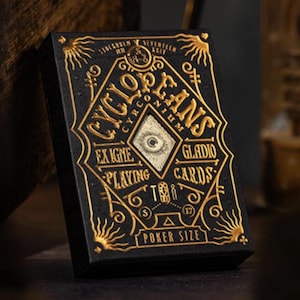 Cartas de Baralho Cyclopeans Cyrconium Por S17 | Baralho de Poker de Luxo