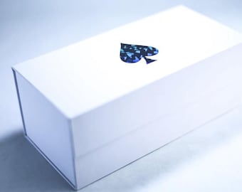 Holo Foil Brick Box for Playing Cards: Midnight Prism, Limited Edition