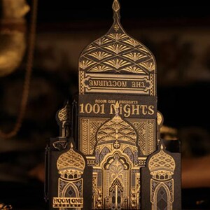 Naipes Mil y una Noches (Edición Nocturno) / Las mil y una noches / Baraja personalizada premium