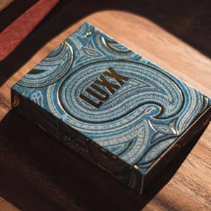 Cartas de Baralho Edição Limitada LUXX Palme | Baralho Personalizado | Arte Paisley