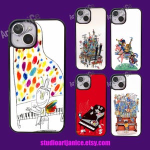 Piano theme phone case for iphone 16 15 14 13 12 11 / Case for Samsung S24 S23 S22 S21 A55 A54 A35 A16 A15 A14 / Case for Pixel 9