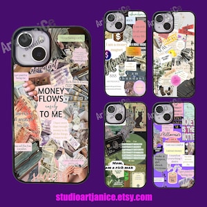 Custodia per telefono Money loves me per iPhone 16 15 14 13 12 11 / Custodia per Samsung S24 S23 S22 S21 A55 A54 A35 A16 A15 A14 / Custodia per Pixel 9